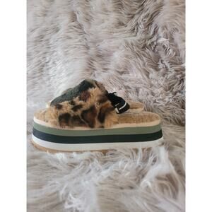 Steve Madden Womens Alvaro Leopard Sandals Size 8